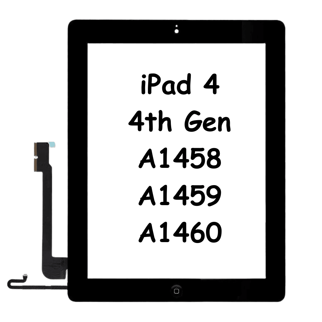 Touch Screen / Digitizer Glass with Controller Button + Home Key Button PCB Membrane Flex Cable & Adhesive For iPad 4 4th Gen A1458 A1459 A1460 (Black) - Best Cell Phone Parts Distributor in Canada, Parts Source Touch Screen / Digitizer Glass with Controller Button + Home Key Button PCB Membrane Flex Cable & Adhesive For iPad 4 4th Gen A1458 A1459 A1460 (Black) - Best Cell Phone Parts Distributor in Canada, Parts Source